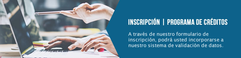 Inscripción | PROGRAMA de CRÉDITOS